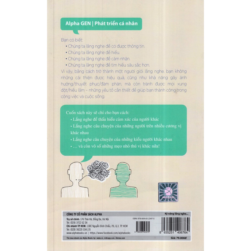 Sách - Kỹ Năng Lắng Nghe Trong Giao Tiếp (Tái Bản 2017) | BigBuy360 - bigbuy360.vn