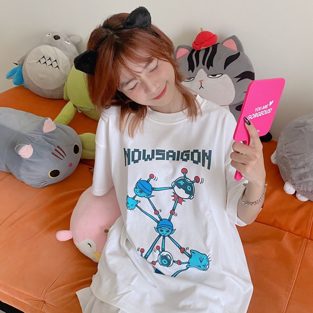 Áo thun NEEDS OF WISDOM Neuron Tee - White - Local Brand Chính Hãng