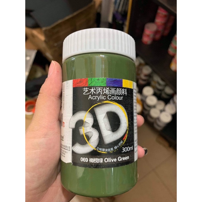 MÀU ACRYLIC 3D 300Ml (Bảng màu 2)