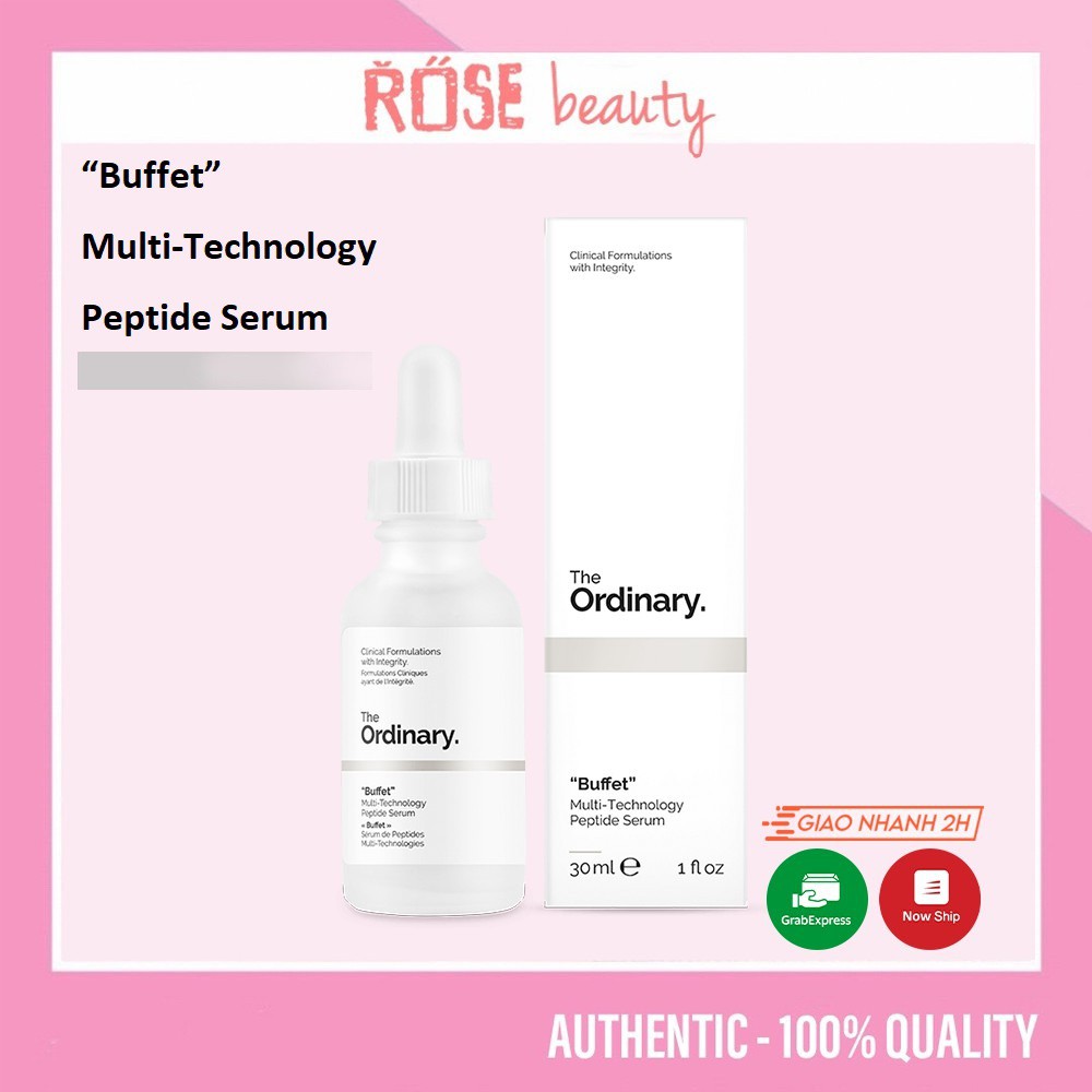 (BILL CANADA) Serum The Ordinary Buffet Multi-Technology Peptide Serum chống lão hóa toàn diện