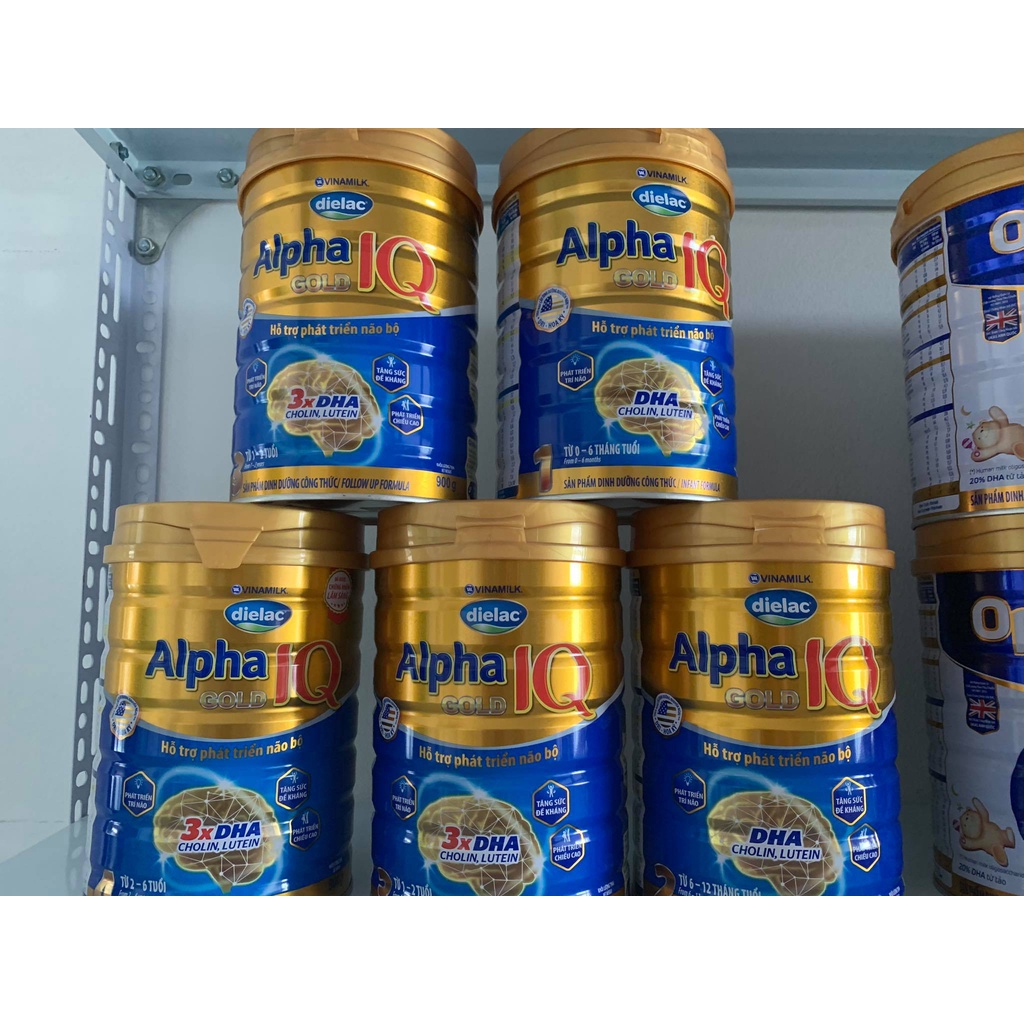 Sữa bột alpha IQ gold lon 900g