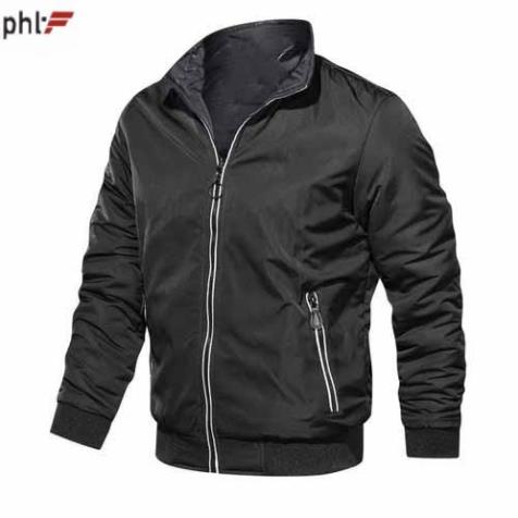 Áo khoác dù 2 lớp cao cấp cổ đứng chống thấm nước phối viền dạ quang, túi khóa phl Fashion GB199 - GB199 siêu rẻ