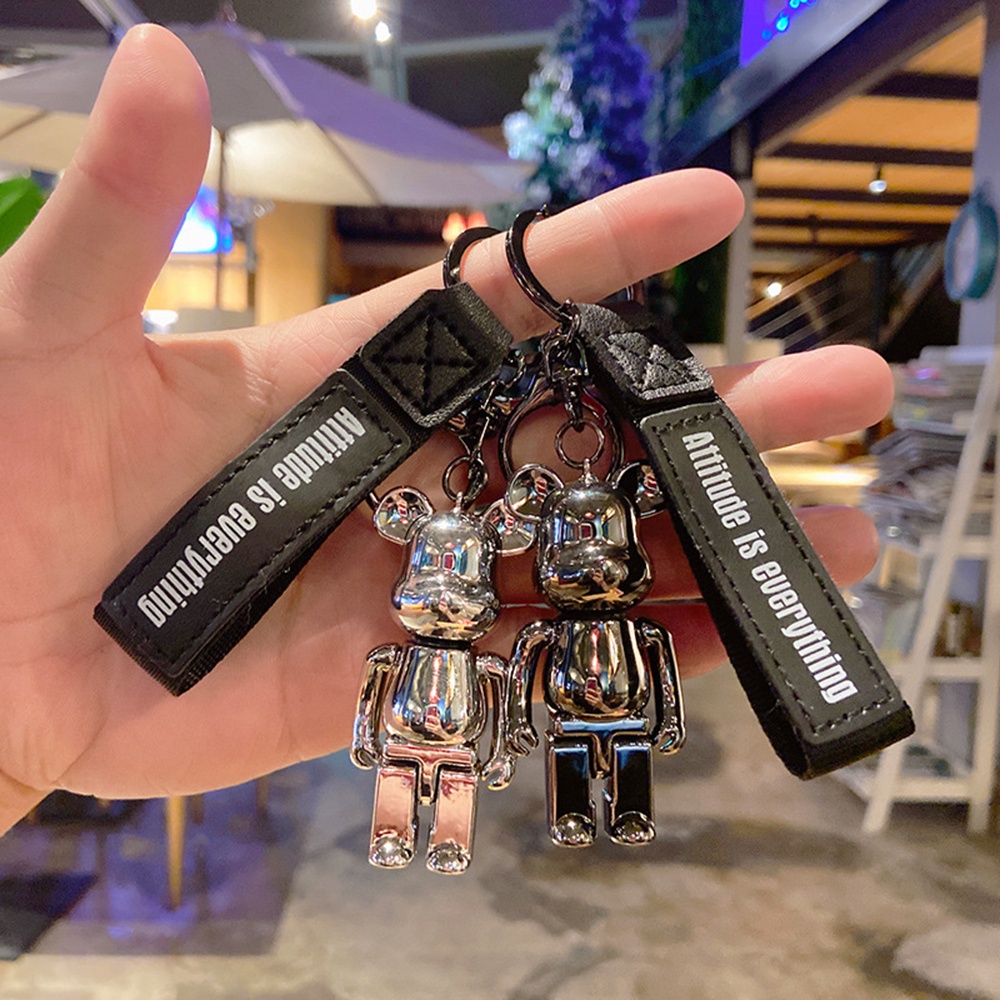 Móc Khóa Hình Gấu Bông Bằng Acrylic Dễ Thương