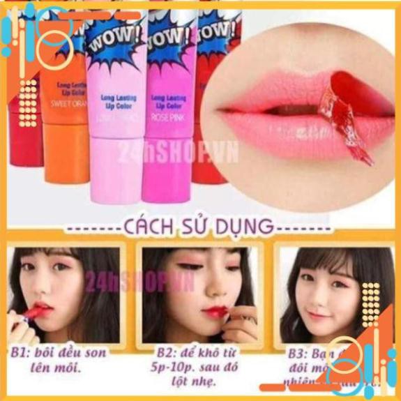 [Dùng là Xinh] Son săm wow Hàn Quốc hot 2020 chính hãng (dạng lột) lâu trôi chống nước. | BigBuy360 - bigbuy360.vn