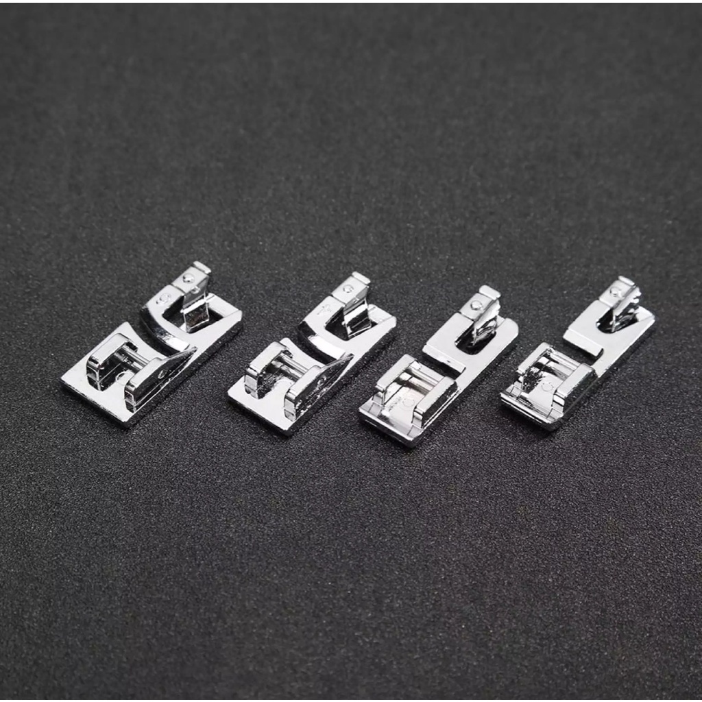 Bộ 4 chân vịt đế chân vịt cuốn lai sử dụng cho máy may gia đình đa năng