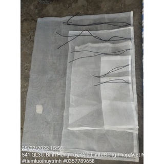 Túi đựng, bắt rắn, lươn 25x40cm, 50x70cm loại dày lưới 1li