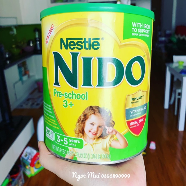Sữa Nido nắp xanh 800g