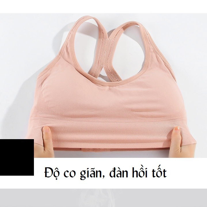 Áo bra tập gym, bra thể thao dáng đẹp, móc cài sau thời trang BTG13