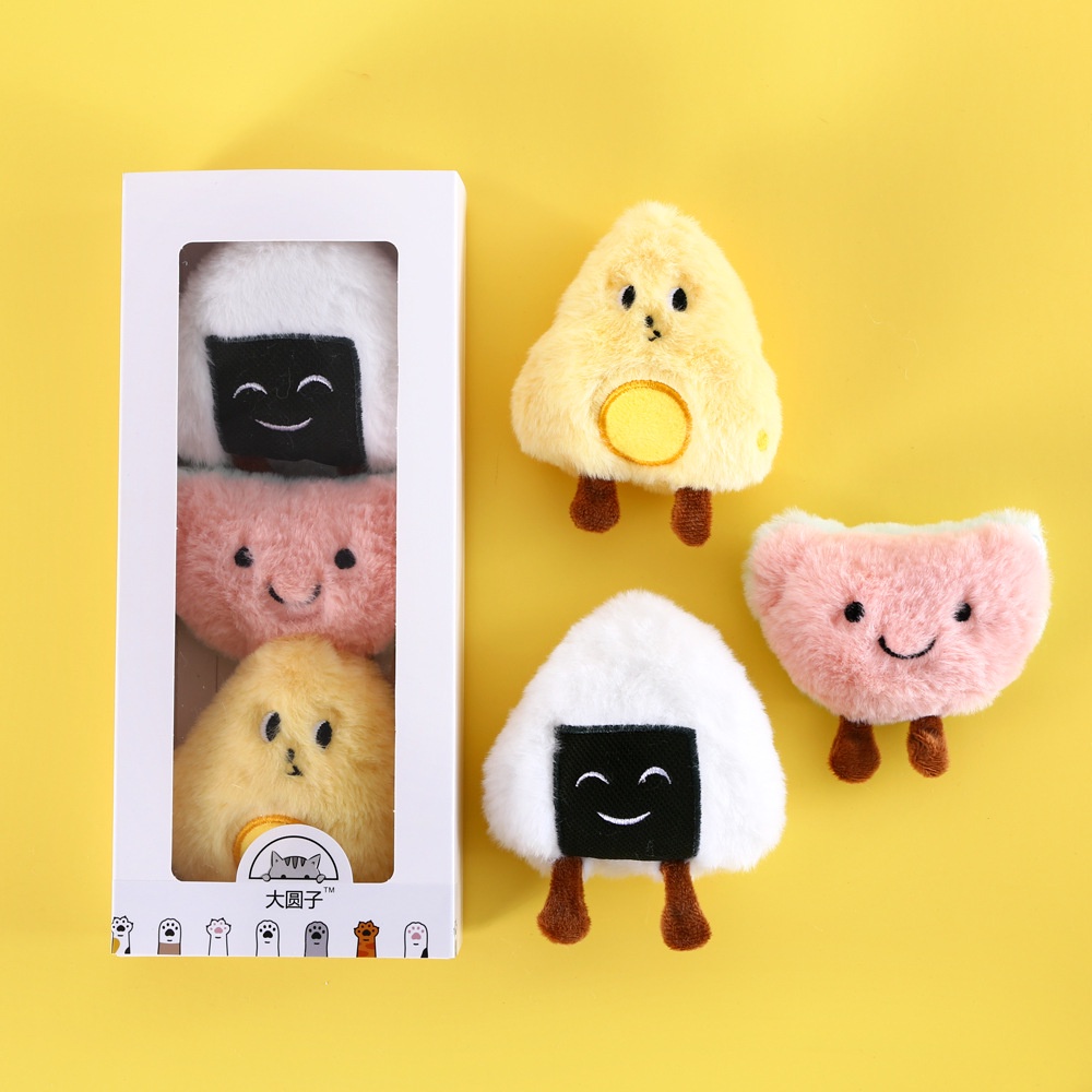 Thú Nhồi Bông Hình Chú Mèo Tích Hợp Chuông Dễ Thương