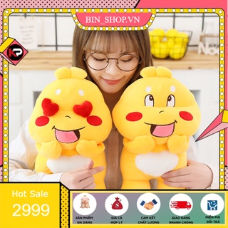 Gấu bông ong vàng cảm xúc mềm mịn dễ thương chất vải nhung co giãn 4 chiều kích thước 40cm