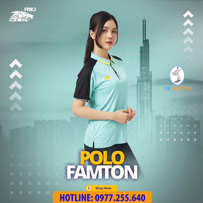 Áo Polo thể thao nam POLO FAMTON, áo thể thao nam ngắn tay  mẫu mới 2021 - Vicsportvn