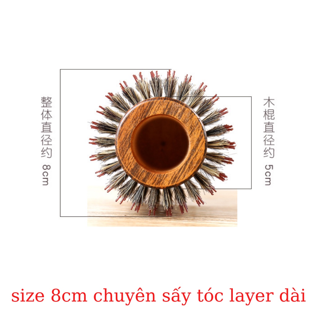 Lô sấy tóc cụp dài Layer .size 8cm