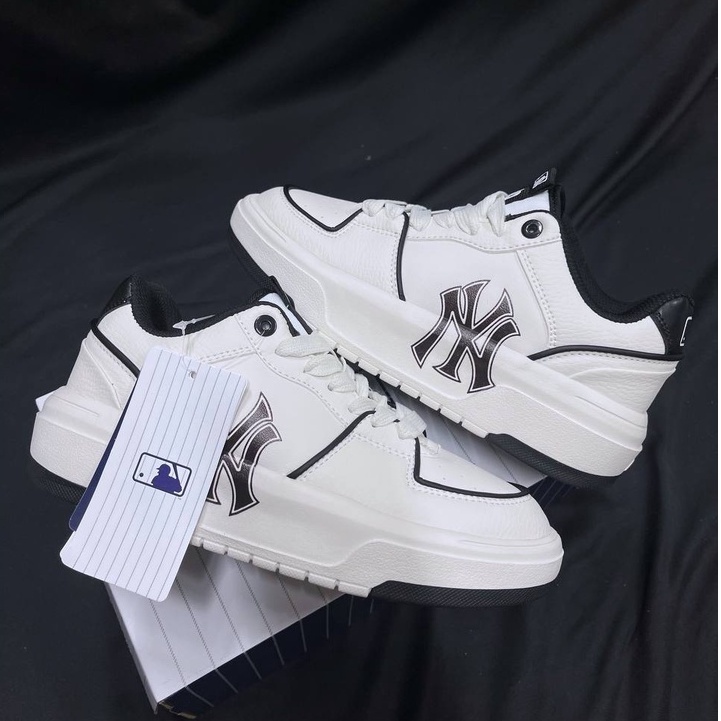Giày thể thao MLB chunky liner NY đen off white bản mới hot trend 2022 đủ size nam nữ hàng chuẩn FullBoxBill