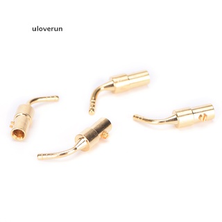 Uloverun 8PCS 2MM Audio Speaker Cable Pin Plug Banana Connector Screw For Hifi Hot sale vn