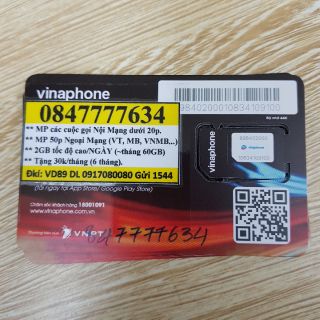 Sim số đẹp tứ quý Vinaphone