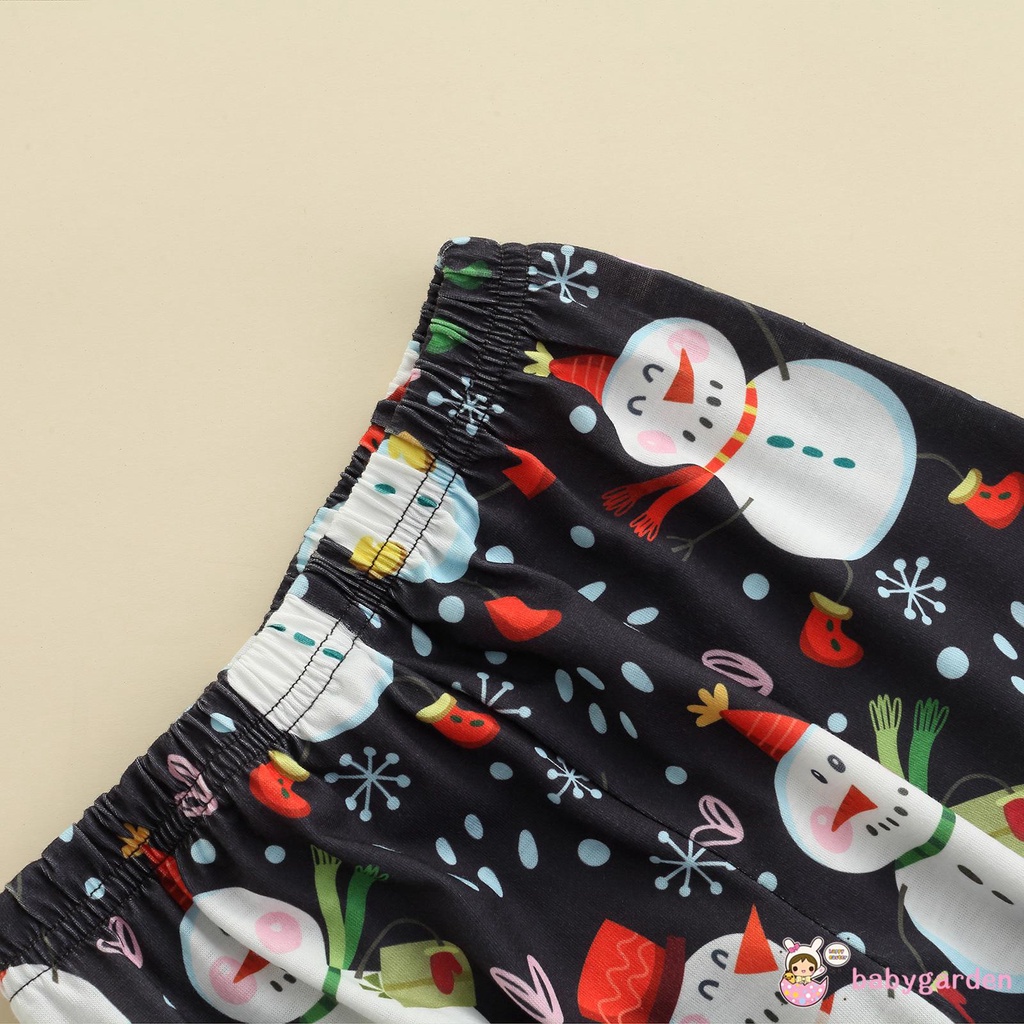 Set áo hoodie + quần dài in họa tiết tuần lộc giáng sinh cho bé gái