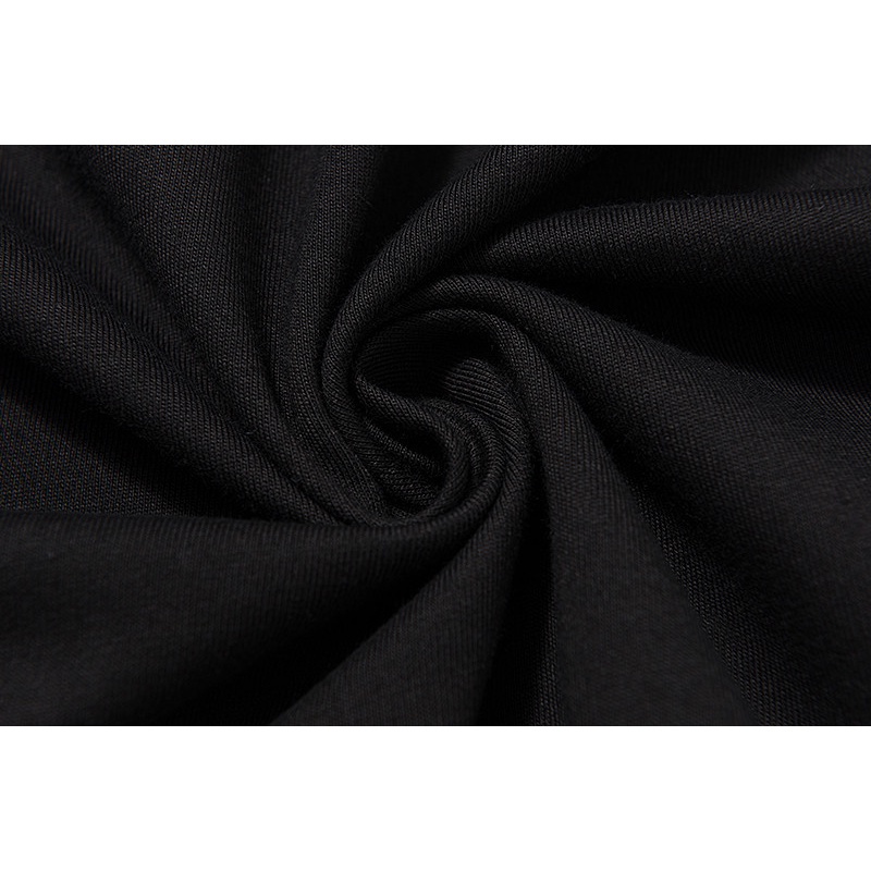 Áo Thun Cotton Tay Ngắn Dáng Rộng In Chữ Sanskrit Plus Size Cho Nam Nữ