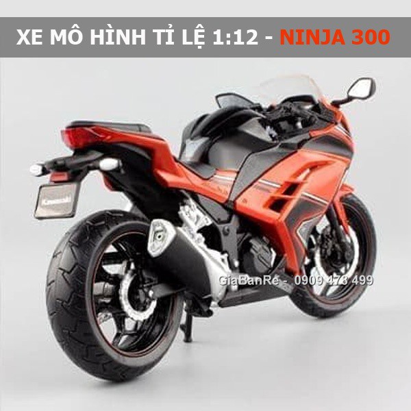 XE MÔ HÌNH KAWASAKI NINJA 300  TỈ LỆ 1:12 - JOYCITY - CAM - KHÔNG HỘP - 8690.2