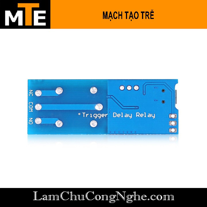 Mạch tạo trễ 0-20S sử dụng NE555 nguồn 5-30V