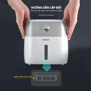 Hộp đựng giấy vệ sinh 2in1 Ecoco