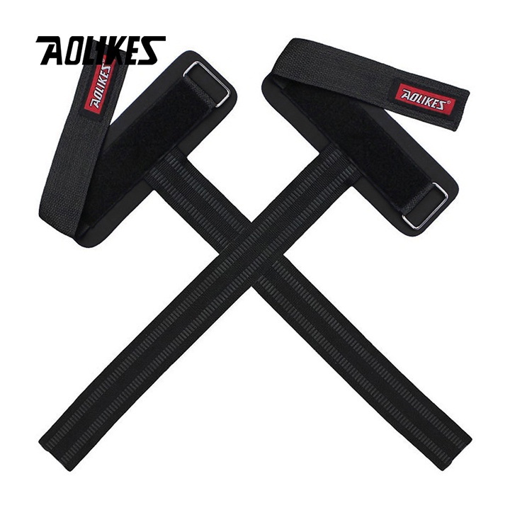 Dây Kéo Lưng Kết Hợp Quấn Cổ Tay Tập Gym Aolikes  AL7638