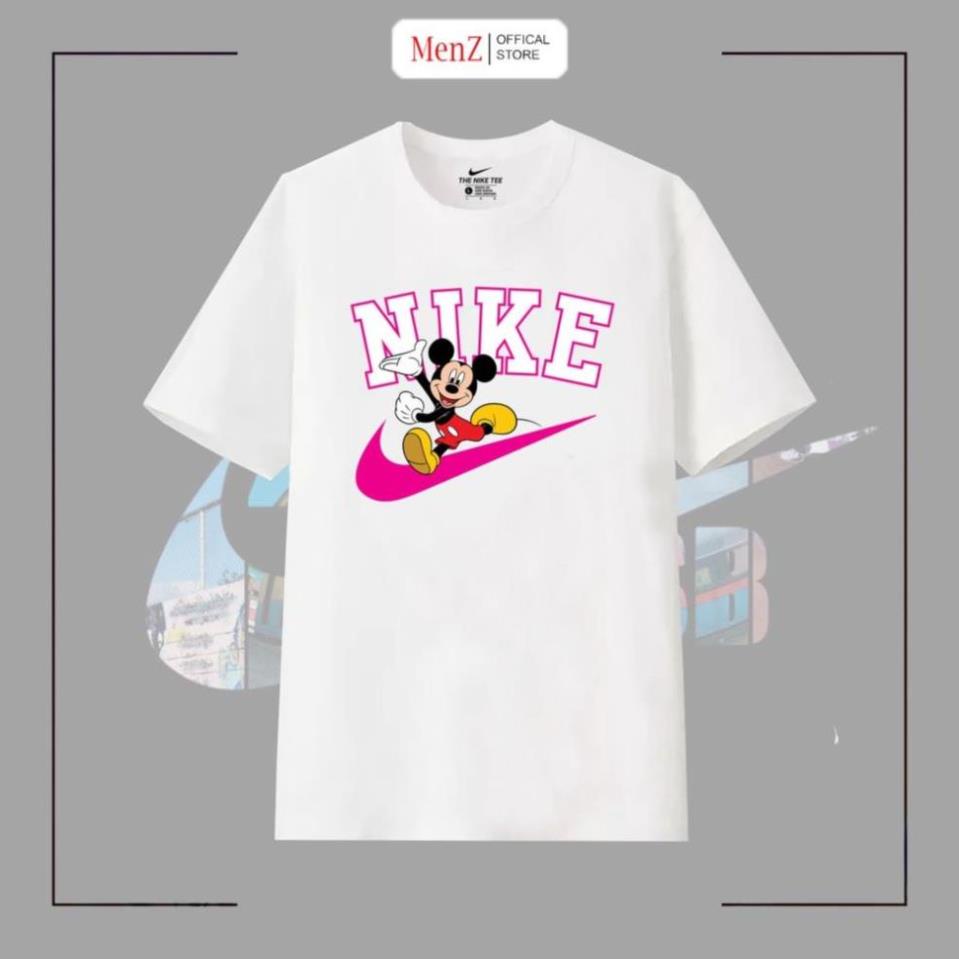 Áo Thun Nike x Mickey Vải Cotton Vô Cùng Thoáng Mát , Hàng VNXK. (40kg- 90kg) ! Đẹp