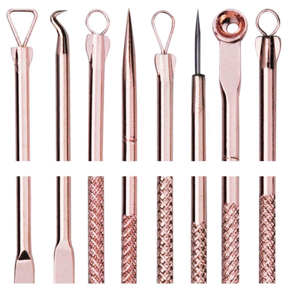 Bộ dụng cụ nặn mụn đầu đen kèm túi đựng tiện dụng