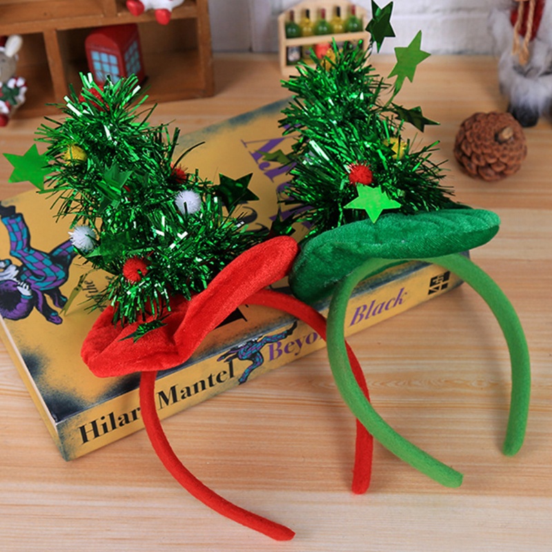 Băng Đô Hình Nón Giáng Sinh Lấp Lánh Dễ Thương