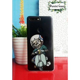 Ốp lưng Huawei Y6 Prime 2018 bộ xương chạy xe cute