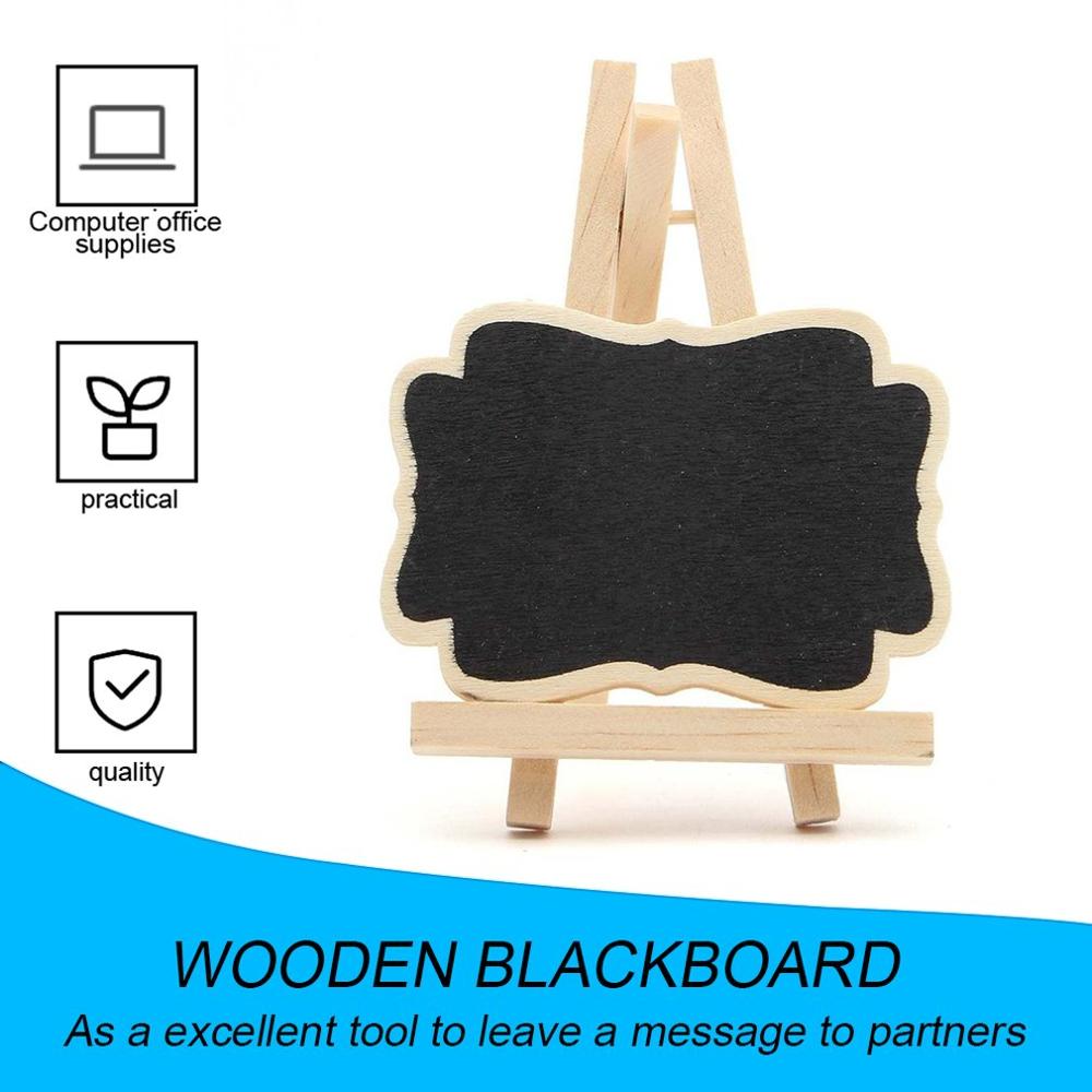 Bảng đen mini bằng gỗ dùng trang trí bàn tiệc