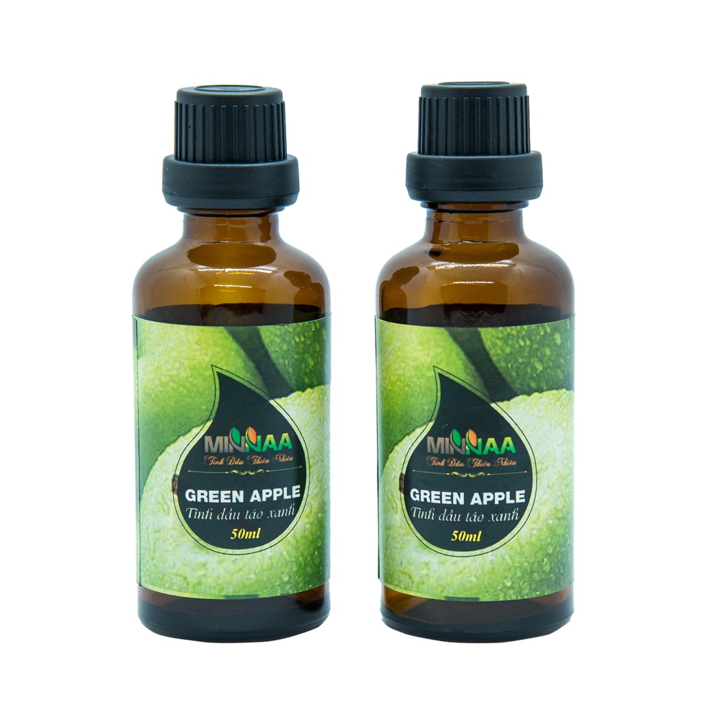 Tinh dầu xông phòng Minnaa Hương Táo xanh lọ 50ml khử mùi hiệu quả