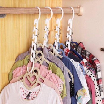 Bộ 8 móc treo đồ tiết kiệm không gian ST2S472