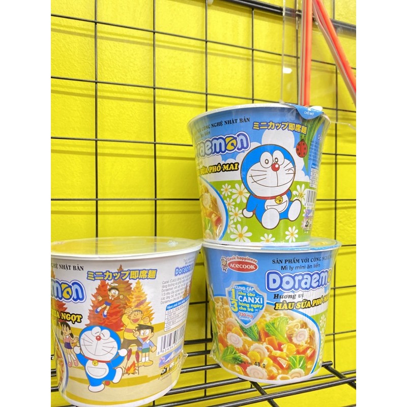 [Mã GRO1505 giảm 8% đơn 250K] Mì ly ăn liền Doraemon 48g