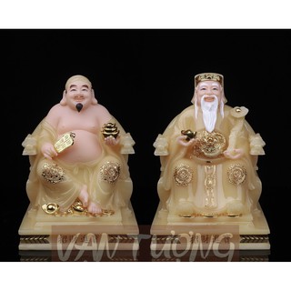 Tượng Thần Tài Thổ Địa Đá TA Ngồi Ghế