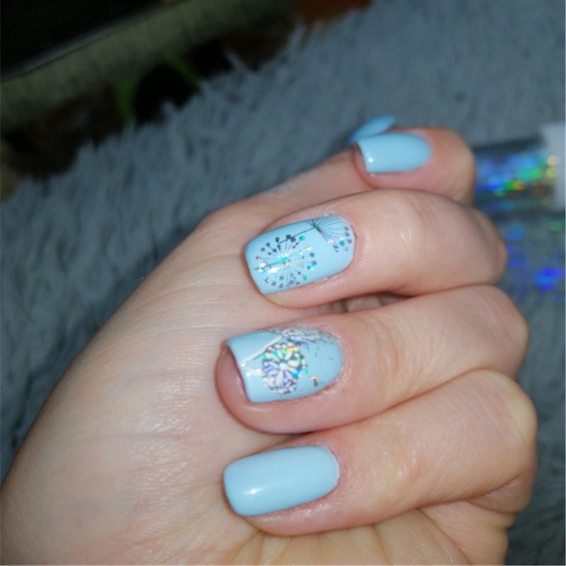 Cuộn nhãn dán móng nghệ thuật họa tiết ngọn lửa 4cm*100cm