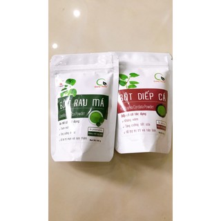 Combo 1 gói bột diếp cá + 1 gói bột rau má 100g