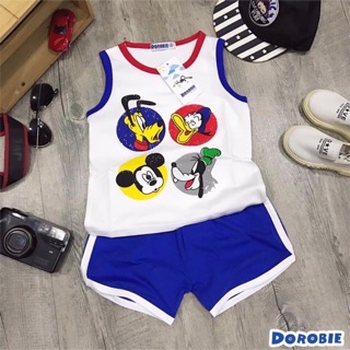 Bộ bé trai ba lỗ Mickey