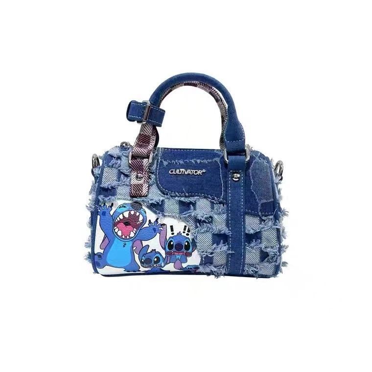 Túi Tote Denim Thêu Họa Tiết