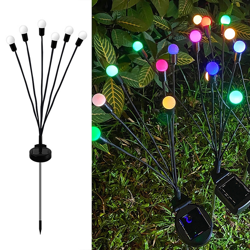 Đèn Led Trang Trí Lối Đi 2 Kiểu Hình Tròn Bằng Nhựa ABS Chống Mưa Chạy Bằng Năng Lượng Mặt Trời