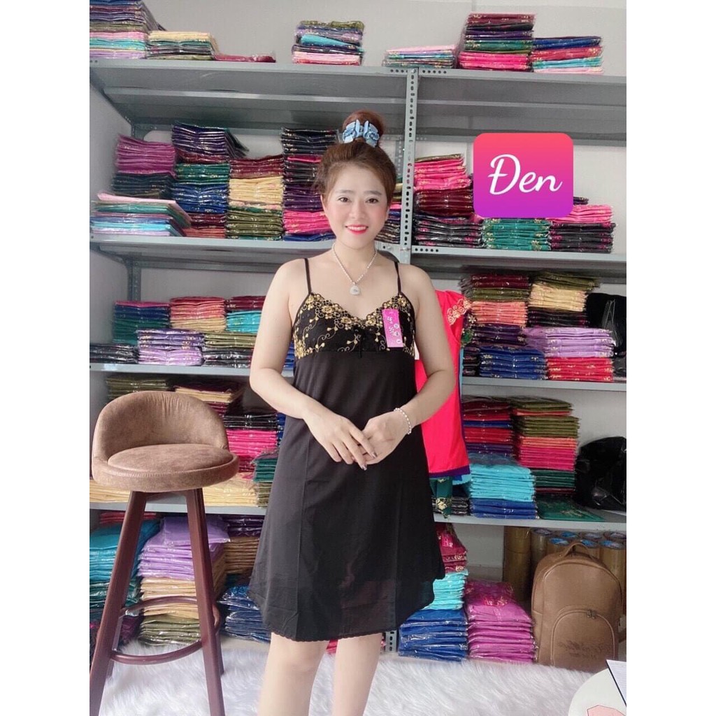 [2 SIZE 48-68KG TÙY CHIỀU CAO] ĐẦM NGỦ CHẤT THUN LẠNH MÁT PHỐI REN SEXY, THỜI TRANG