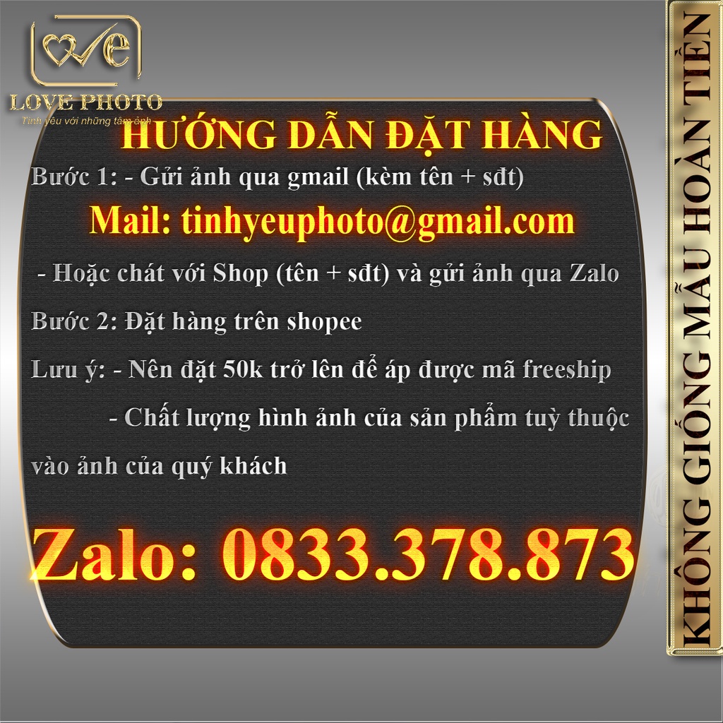 [50 tấm] in ảnh 6x9 1k/tấm đã ép plastic - in theo yêu cầu | BigBuy360 - bigbuy360.vn