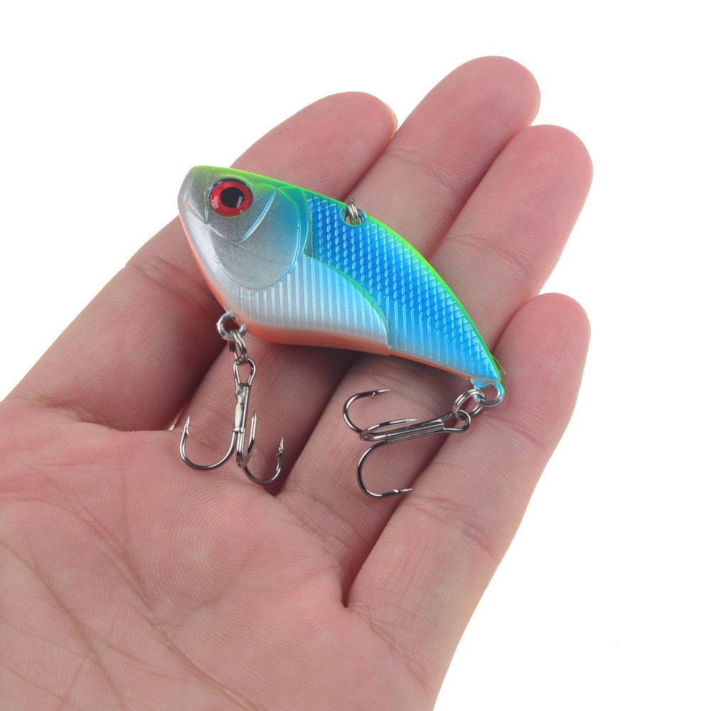 Bộ 10 Mồi Câu Cá Giả Cứng 3d 5.1cm 14.5g