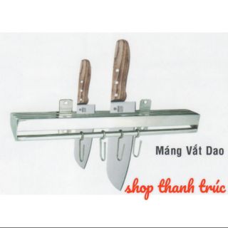 Kệ máng dao kéo treo tường ,treo thớt ,treo xoang gắn tường INOX