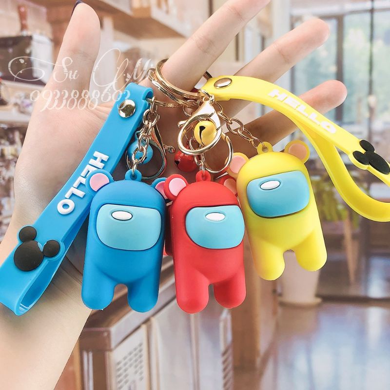 Móc khóa a mong us siêu dễ thương