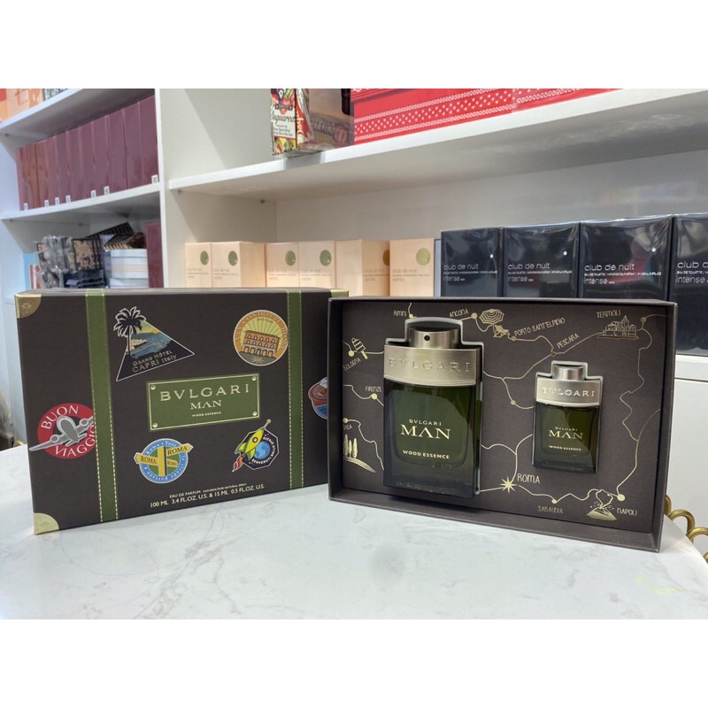 Set nước hoa Bvlgari Wood Essence EDP 100ml + 15ml