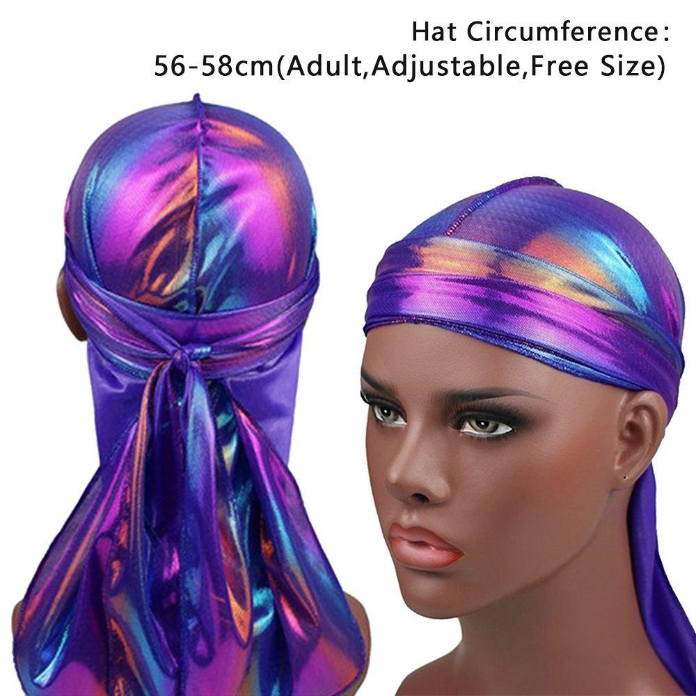 Rose Durag Mũ Trùm Đầu Bandana Đuôi Dài Lụa Mềm Mại Chemo Cướp Biển Ung Thư Cho Nam