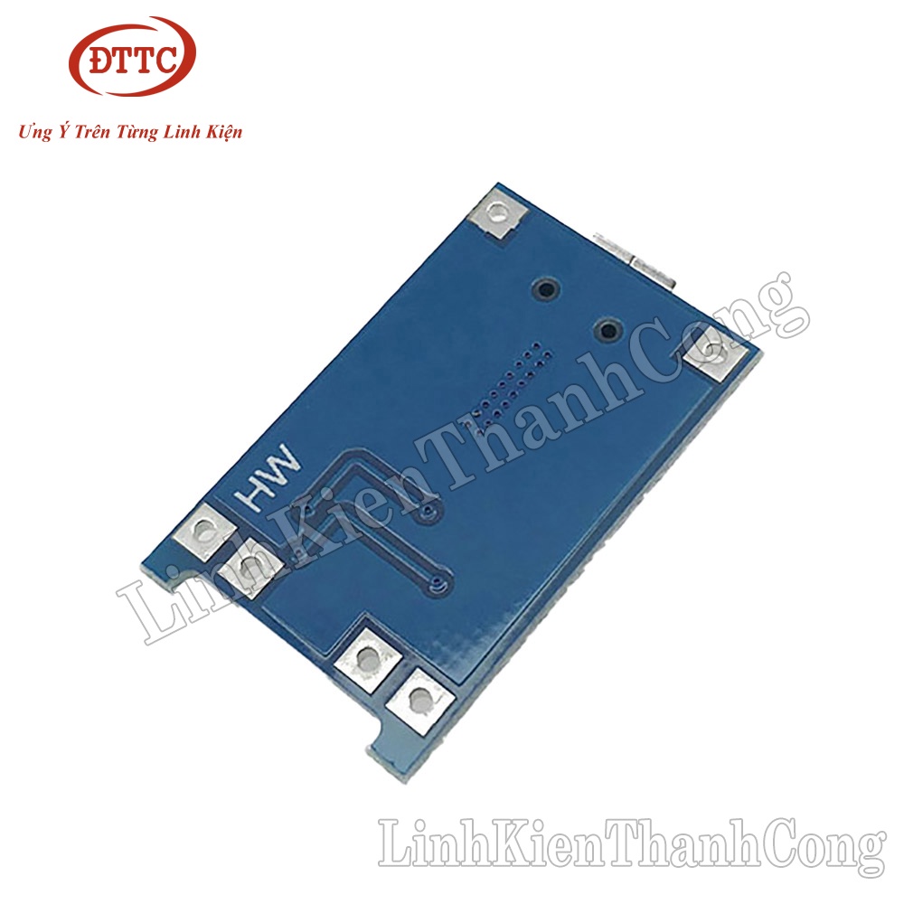 Mạch sạc pin lithium-ion 18650 3.7V TP4056 có bảo vệ pin