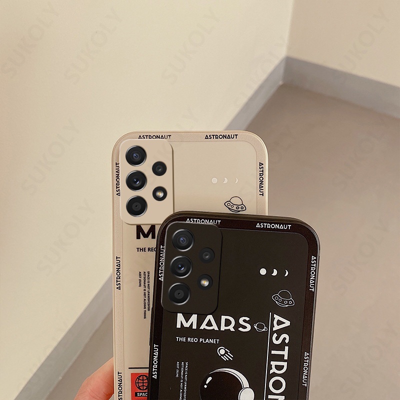 Ốp Điện Thoại Silicon Hình Phi Hành Gia Cho Samsung S22 S22P S22U S21 S21P S21U S21FE S20 S20P S20U S20FE S10 S10P