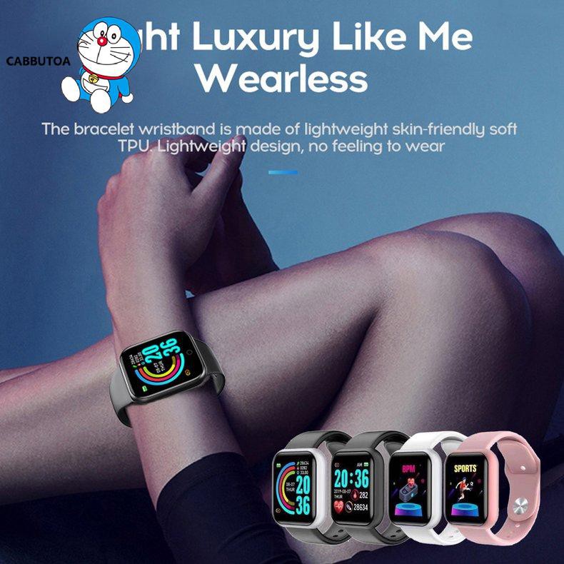 Vòng Đeo Tay Thông Minh D20 Theo Dõi Sức Khỏe Kèm Phụ Kiện