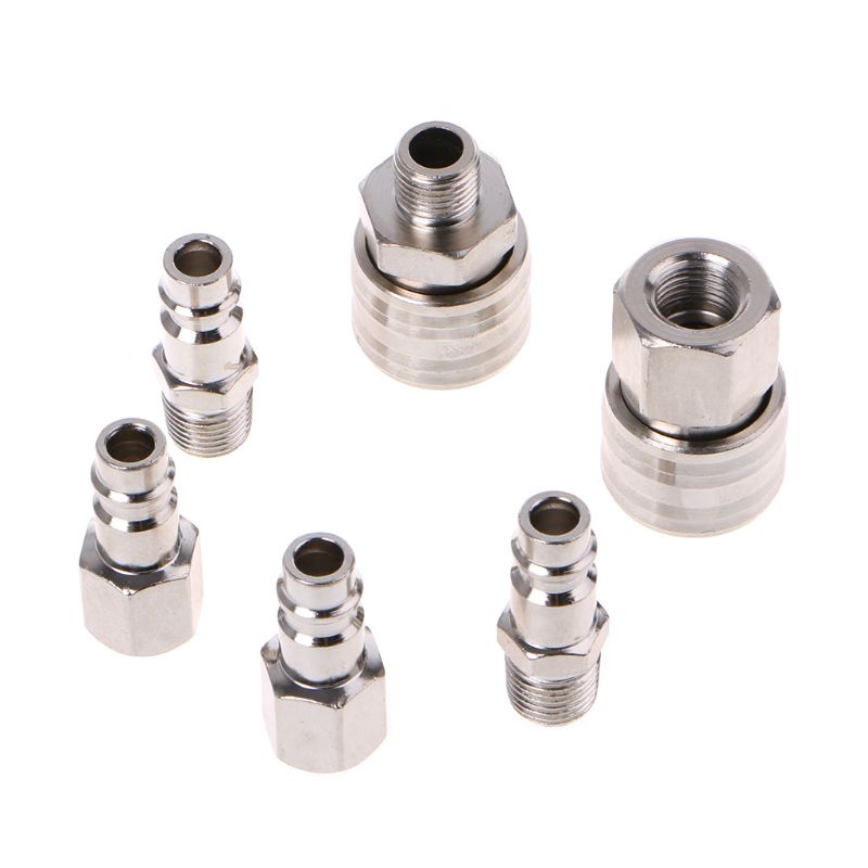 Set 6 Đầu Nối Ống Khí Áp Suất Cao Chuyên Dụng